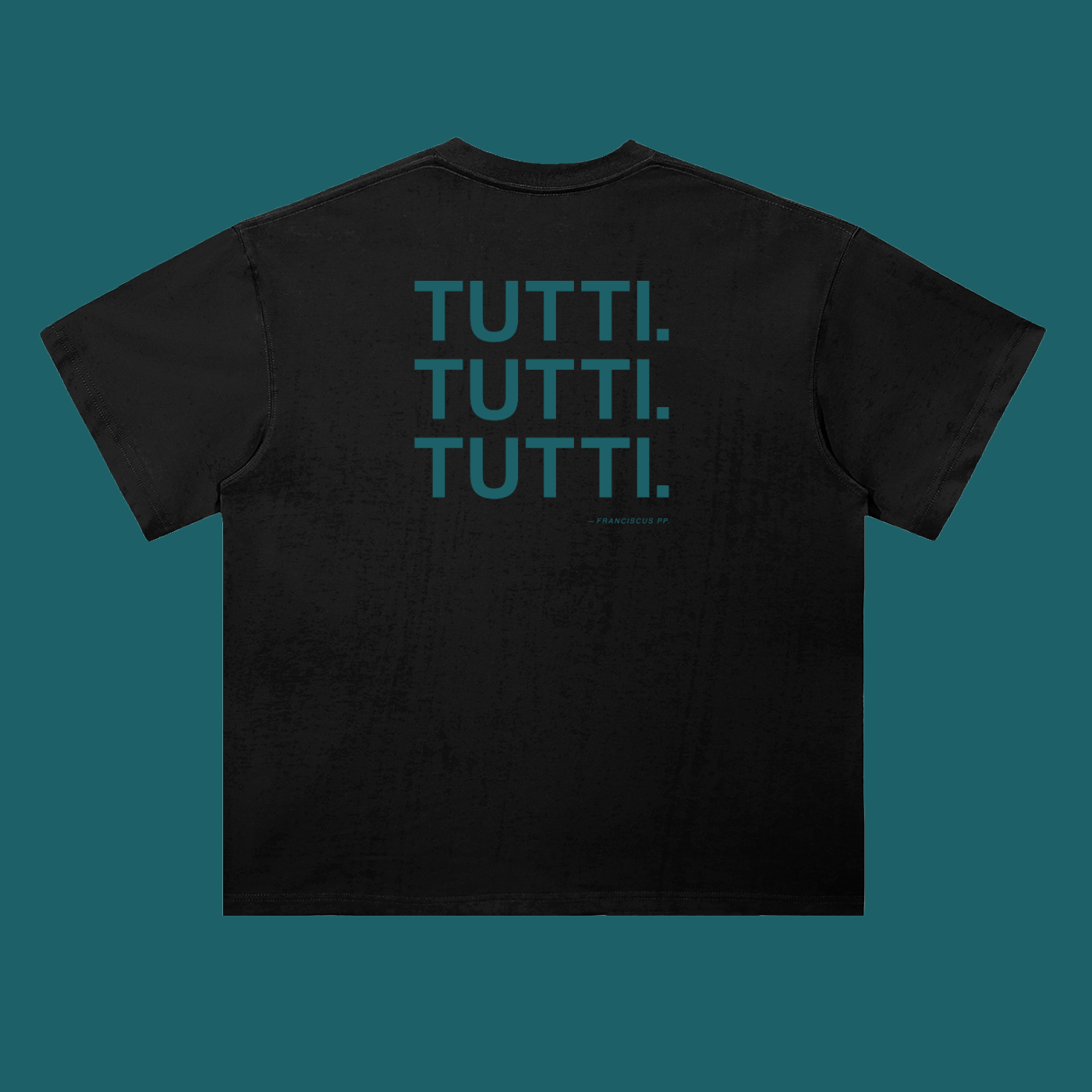 Teal Tutti Tee