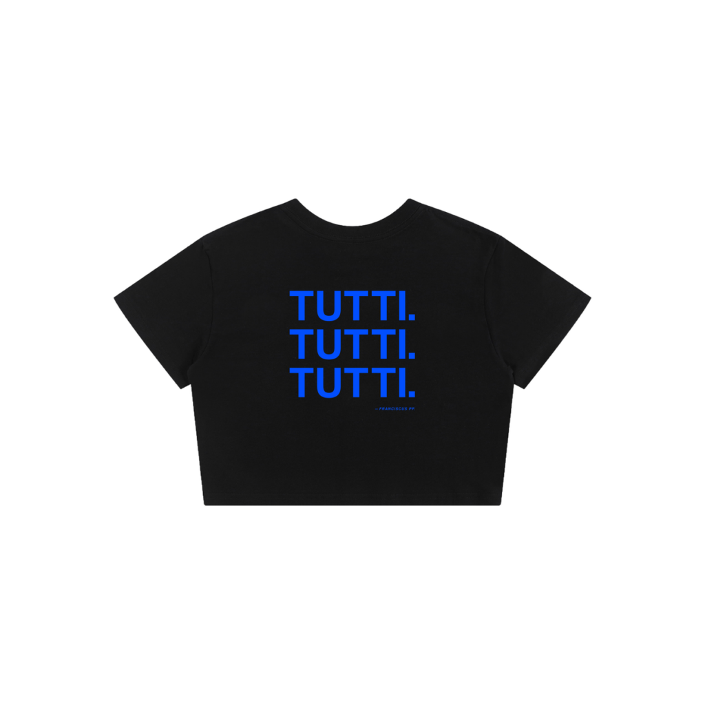 Blue Crop Top