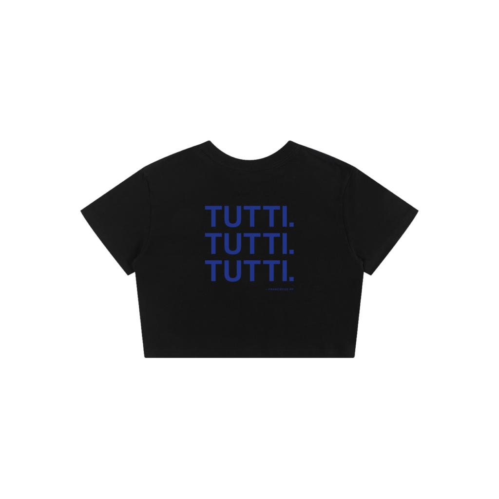 Navy Crop Top